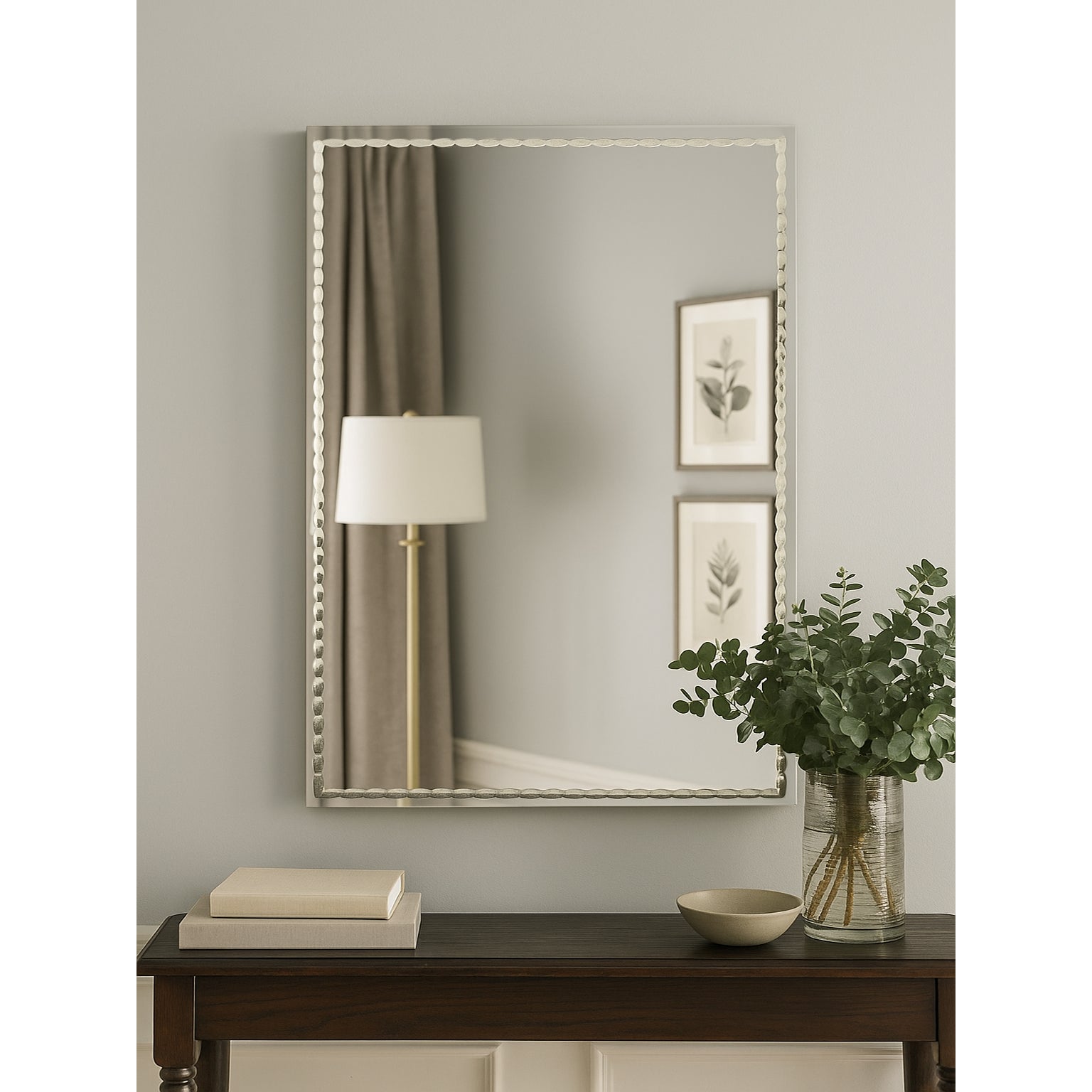 鉛筆画「In the mirror」　B5大サイズ Puzzle Piece Mirror - Uttermost