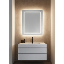 Illuminated LED mirror