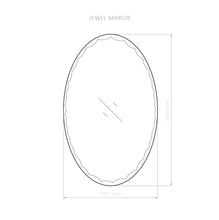 Jewel mirror