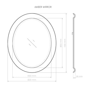 Amber mirror