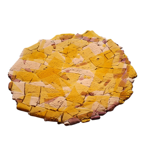 Amber decorative plate