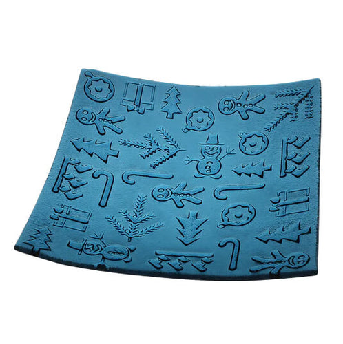 Festive decorative plate