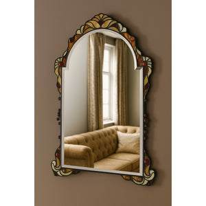 Memo stained glass mirror