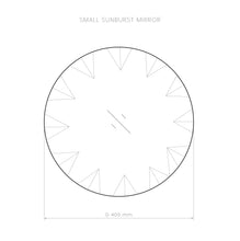 Small Sunburst mirror