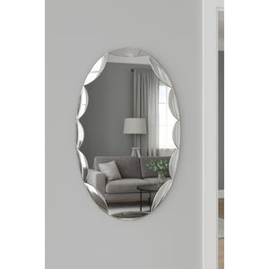 Small Surrey oval mirror